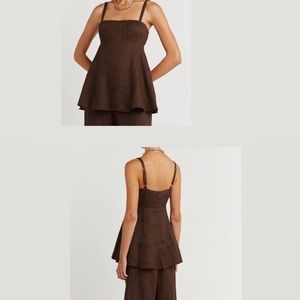 DISSH 100% Linen Blouse